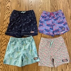 Vineyard vines boys size 7 bathing suits - Set of 4